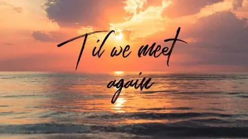 Golden hour sunset ocean view in Bali with farewell text for Day 6 departure itinerary by Bali Assist Co