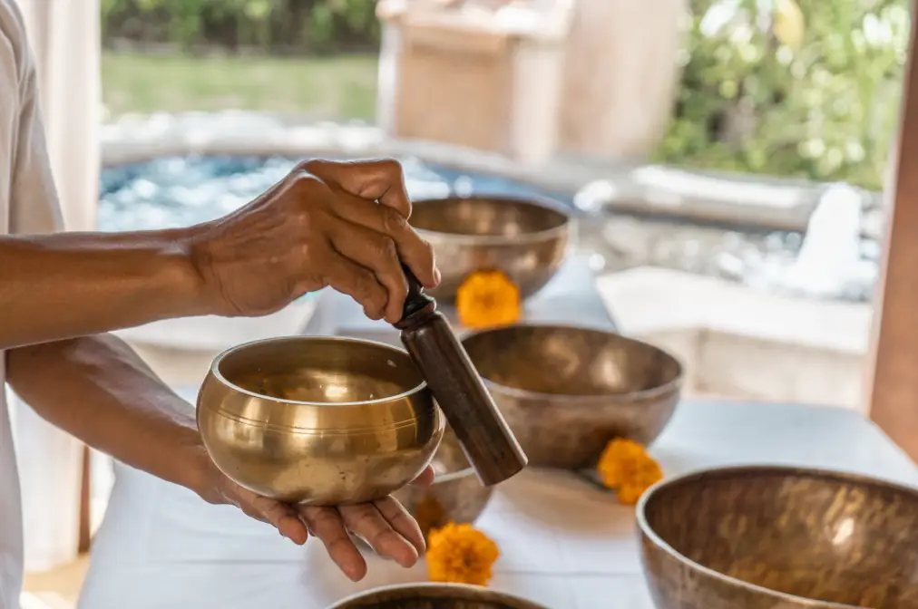 Calming sound healing and wellness meditation session in Bali by Bali Assist Co