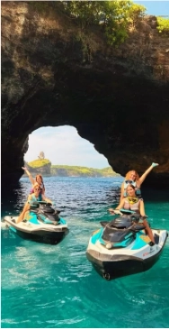 Tandem paragliding adventure over Bali coastal cliffs by Bali Assist Co