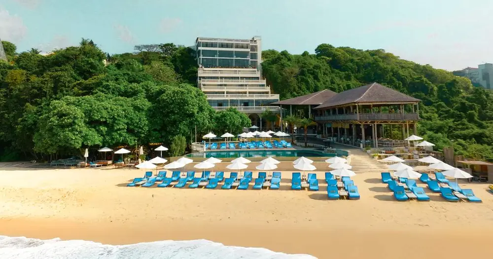 Luxury beachfront resort in Nusa Dua overlooking the ocean for The Grand Escape by Bali Assist Co