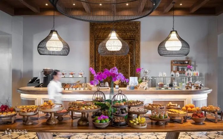 Luxury afternoon tea tier stand and pastries served at The Apurva Kempinski Bali for The Ultimate Bali Journey Day 14 by Bali Assist Co